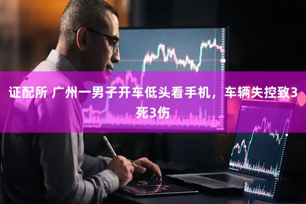 证配所 广州一男子开车低头看手机，车辆失控致3死3伤
