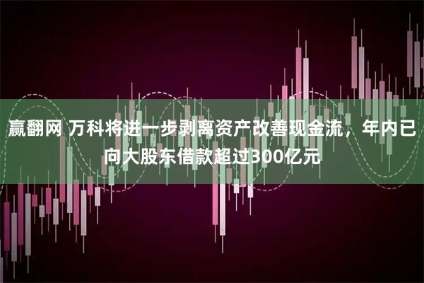 赢翻网 万科将进一步剥离资产改善现金流，年内已向大股东借款超过300亿元